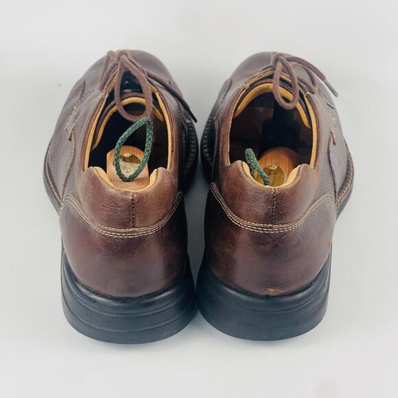 Johnston & Murphy Shuler Bicycle Oxfords Brown Men’s 10 1/2 Shoes; Brazil